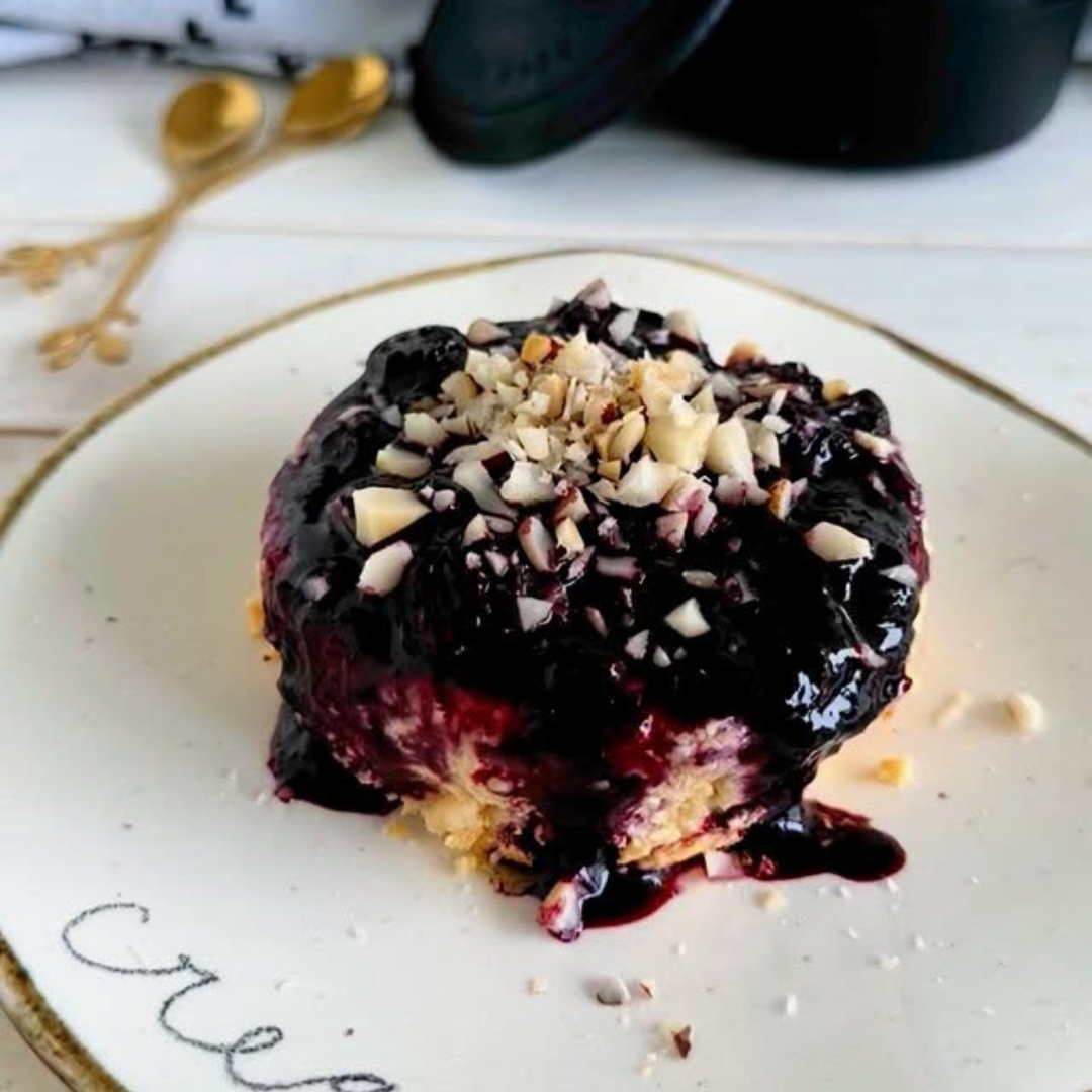 Cottage Cheesecake en mini cocottes de hierro fundido