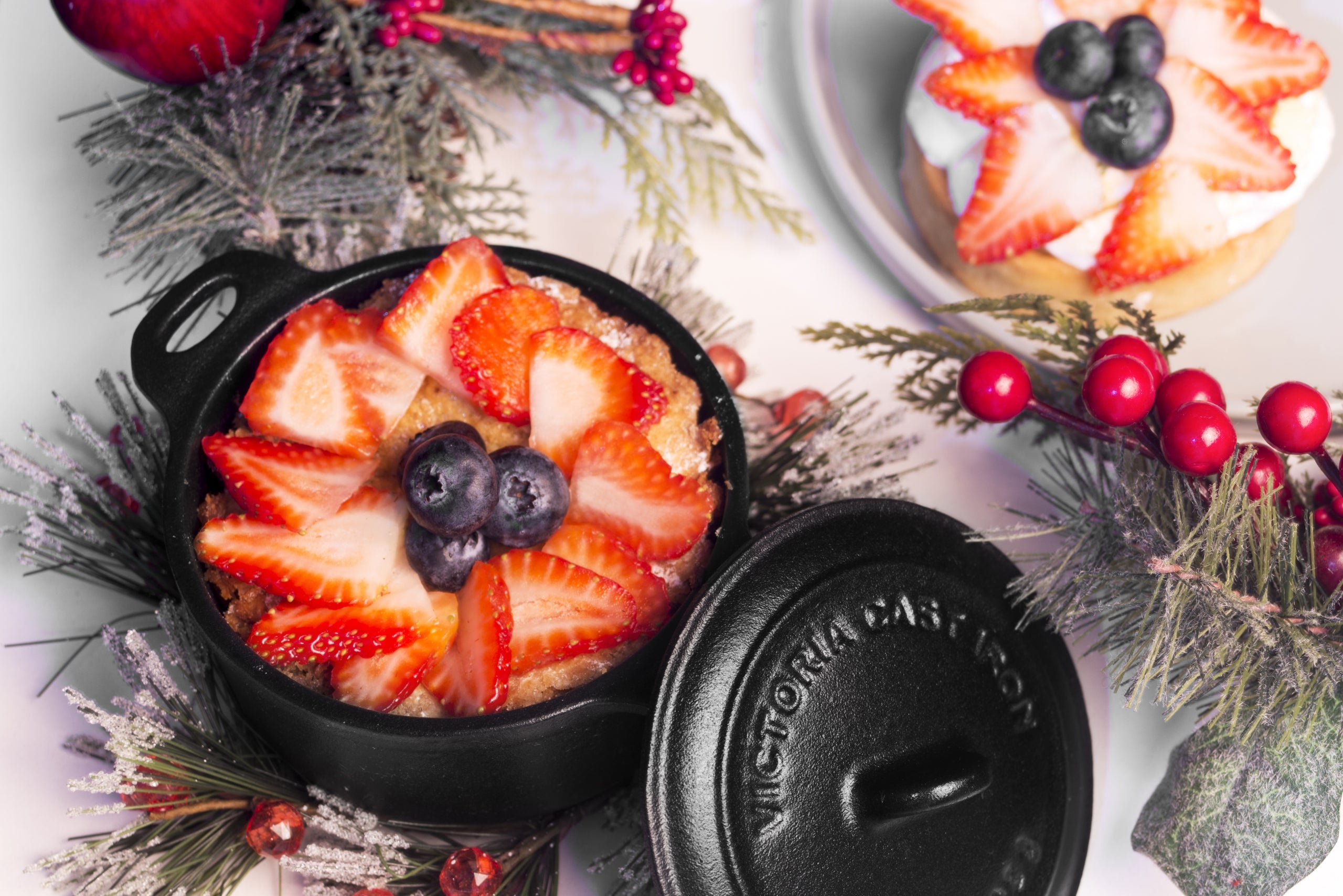 Pie de frutos rojos