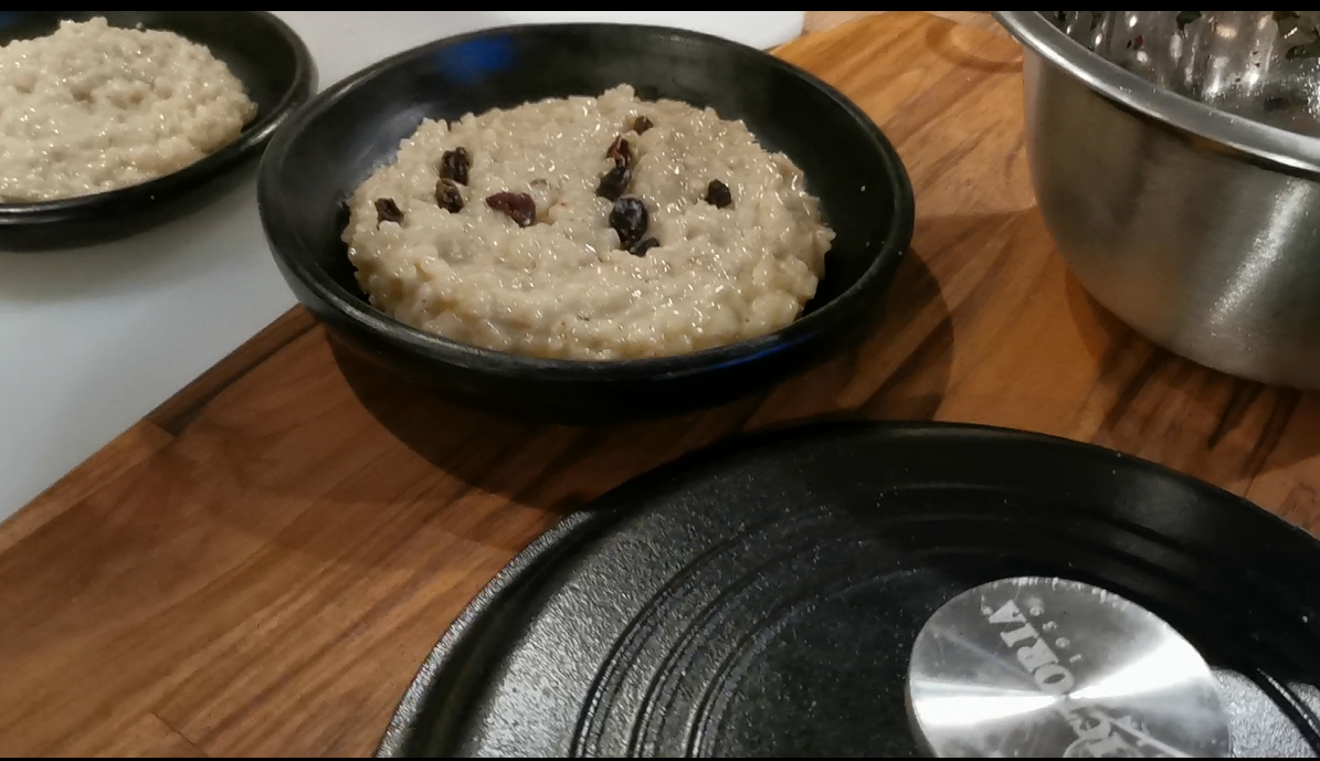 Arroz con Leche y Chocolate Blanco para Navidad