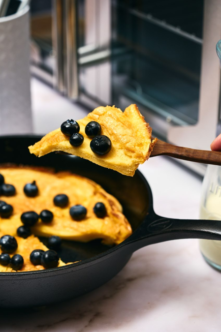 Dutch baby en hierro fundido