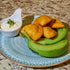 Empanadas de plátano verde y chicharrón