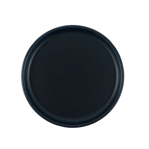 Plato de Hierro Fundido Esmaltado con Base de Madera de 20 cm