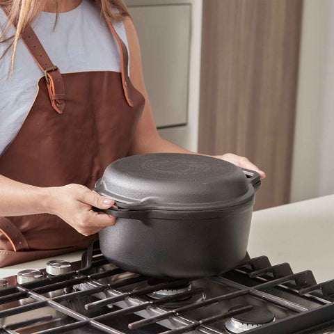 Combo Cooker de Hierro Fundido Precurado 5.7 Litros