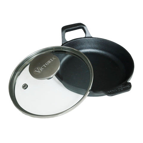Mini Cazuela 14 Cm Con Tapa Vidrio Esmaltada