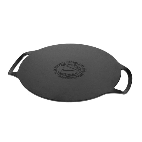 plancha para pizza de hierro fundido imagen trasera