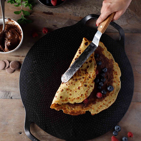 plancha para pizza de hierro fundido imagen crepes 2