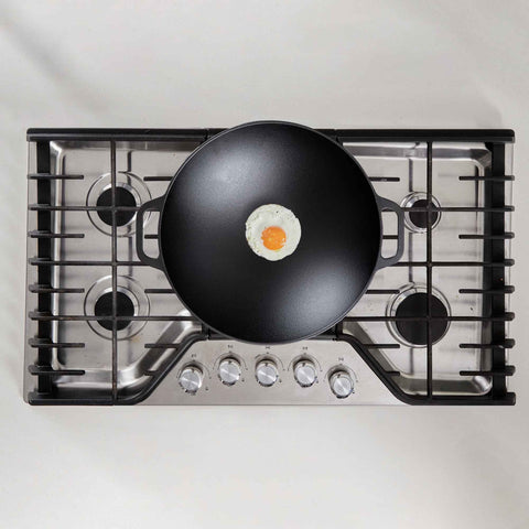 Wok Hierro Fundido 35 cm Esmaltado