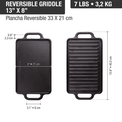 Plancha Para Asar 33 Cm X 21 Cm Precurado
