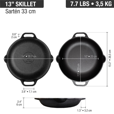 Sartén Paellera 33 Cm Precurado