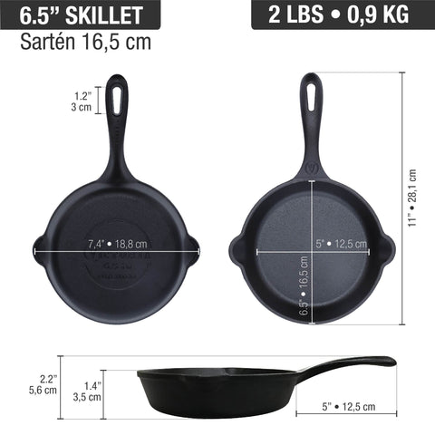 Sartén Hierro Fundido 16 cm
