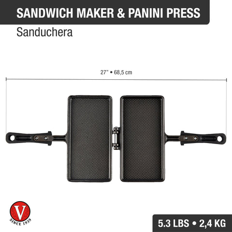 Sandwhichera de Hierro Fundido Precurada