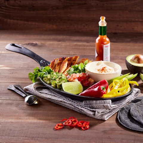 Sarten Fajita Ovalado Hierro Fundido 41 x 18 cm