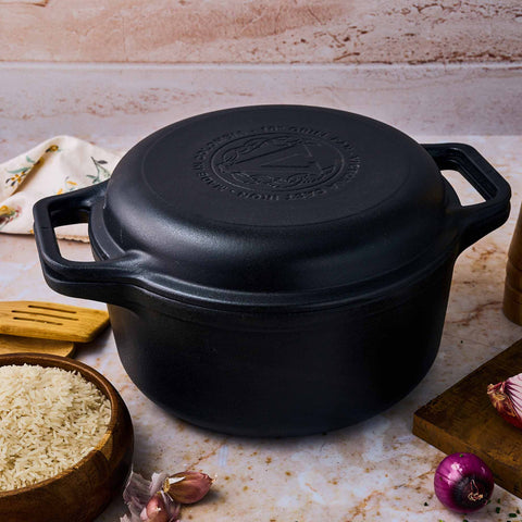 Combo Cooker de Hierro Fundido Precurado 5.7 Litros