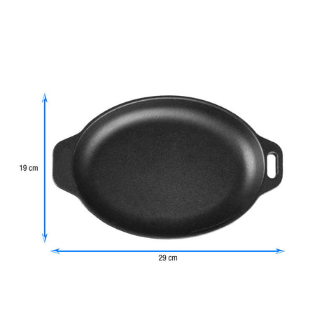 Bandeja Ovalada Esmaltado 29 Cm X 19 Cm