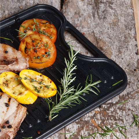 Plancha Reversible Hierro Fundido Precurado 47 x 25 cm