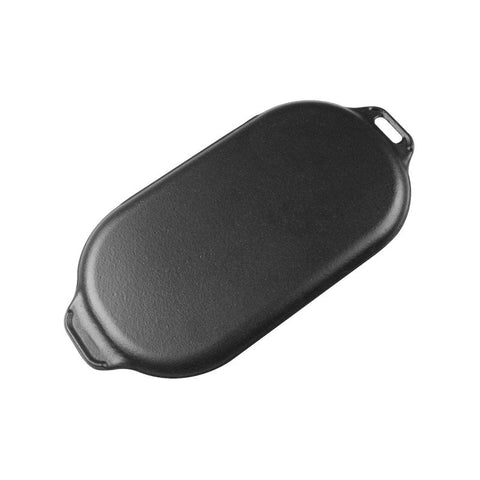 Plancha Hierro Fundido Ovalada Esmaltada 34 x 17 cm